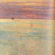 Childe Hassam Sunset at Sea (nn02) USA oil painting reproduction